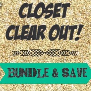 Closet clear out!